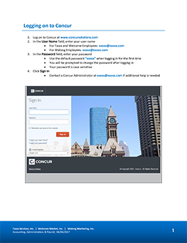 Concur Expense Guide